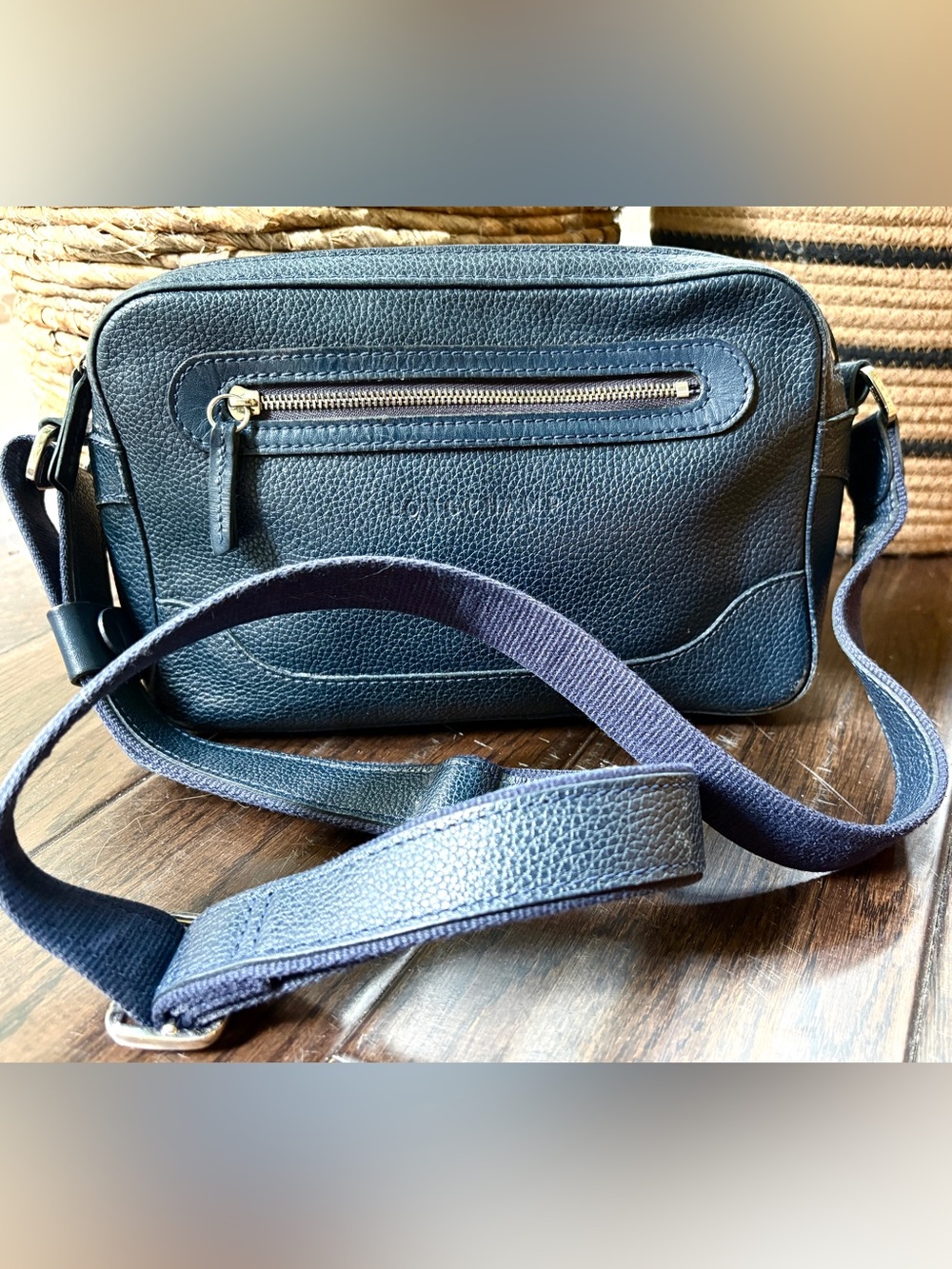 Lonchamp leather crossbody bag